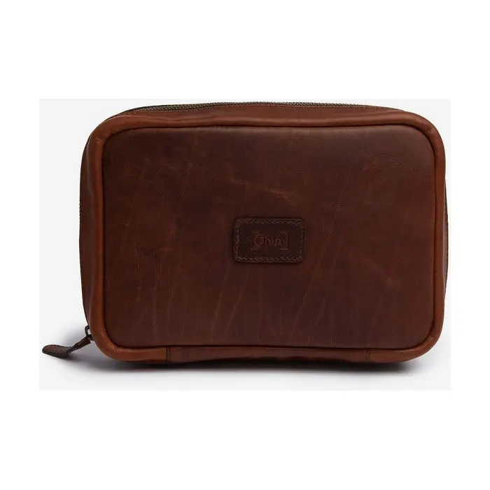 ONA Leather Tech Kit — Cuir · Antique Cognac